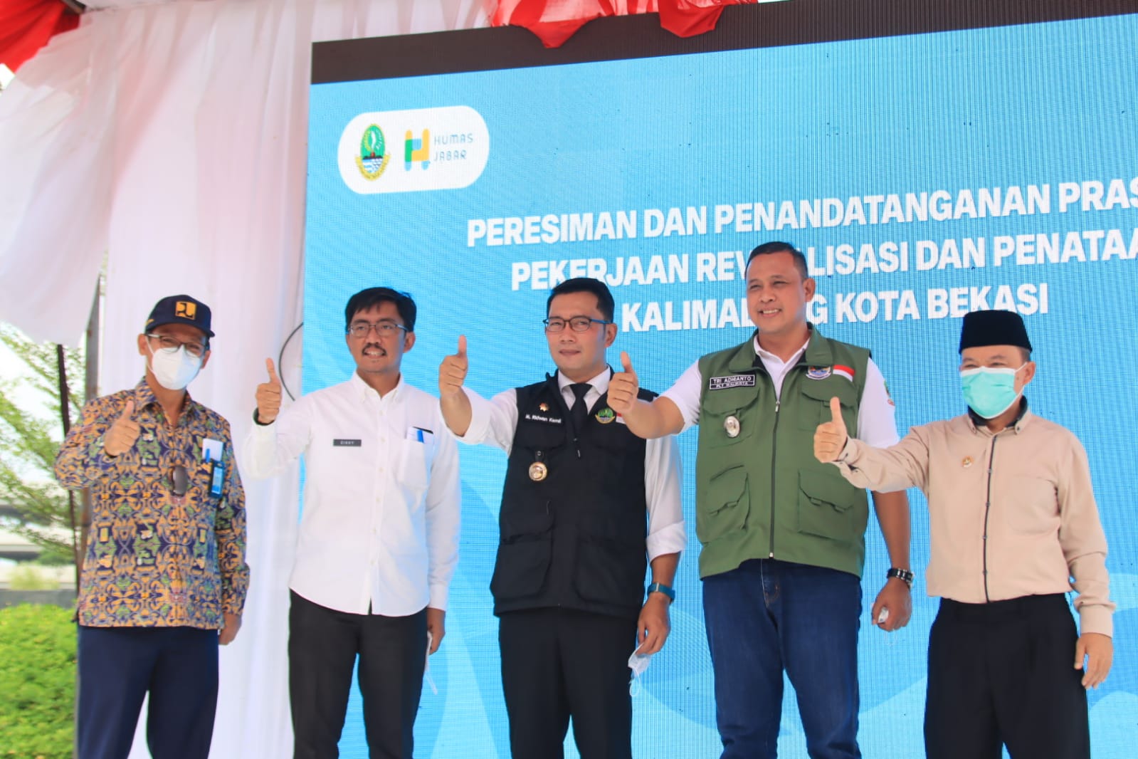 Gubernur Jabar Resmikan Tahap 1 Revitalisasi Kalimalang Taman Tarum Bhagasasi