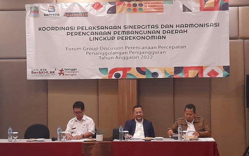 Bappeda Gelar FGD Perencanaan Percepatan Penanggulangan Pengangguran